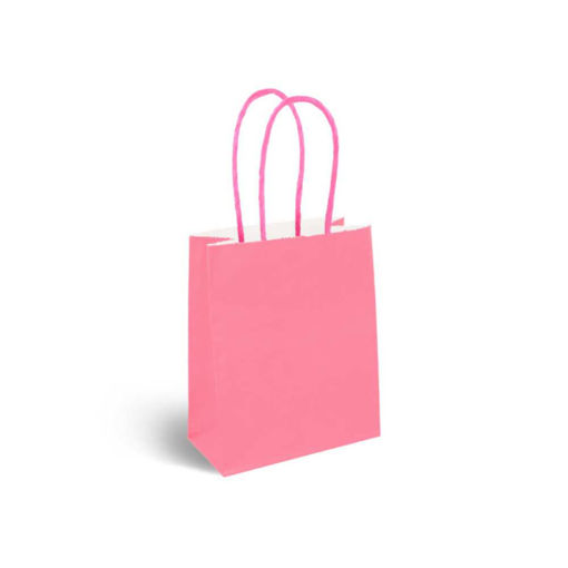 Picture of PARTY BAGS HOT PINK 12X15CM - 12 PACK